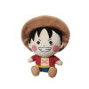 25CM One Piece Anime Figure Q Version Plush Toys Zoro Luffy Chopper Ace Cute Cartoon Plush 1 - One Piece Gifts Store