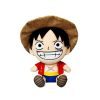 25CM One Piece Anime Figure Q Version Plush Toys Zoro Luffy Chopper Ace Cute Cartoon Plush 4 - One Piece Gifts Store