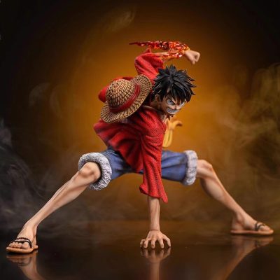 25cm One Piece Luffy Figures Monkey D Luffy Battle Style Action Figures PVC Anime Collection Model - One Piece Gifts Store