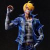 30cm One Piece Anime Action Figure Roronoa Zoro Vinsmoke Sanji Stand Posture Pvc Statue Figurine Model 2 - One Piece Gifts Store