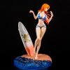 33cm Anime One Piece Nami Figure Fashion Sexy Beach Surf Swimsuit Girl Action Figurine Pvc Model 2 - One Piece Gifts Store