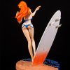 33cm Anime One Piece Nami Figure Fashion Sexy Beach Surf Swimsuit Girl Action Figurine Pvc Model 3 - One Piece Gifts Store