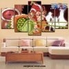 5 pieces funny usopp one piece canvas wall art 524 - One Piece Gifts Store