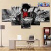 5 pieces scary luffy one piece canvas wall art 665 - One Piece Gifts