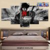 5 pieces scary luffy one piece canvas wall art 695 - One Piece Gifts