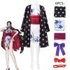 Anime One Piece Nico Robin Cosplay Costumes Kimono Dress Wano Country Miss All Sunday Halloween Costumes - One Piece Gifts Store