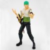 Anime One Piece Roronoa Zoro Past Blue Variable Articulated Boxed 18cm PVC Action Figure Collection Model 2 - One Piece Gifts