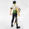 Anime One Piece Roronoa Zoro Past Blue Variable Articulated Boxed 18cm PVC Action Figure Collection Model 4 - One Piece Gifts