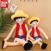 Anime One Piece Straw Hat Luffy Doll Large Size Plush Toys Nautical King Boy Dolls Boys 3 - One Piece Gifts Store