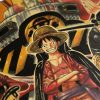 Anime One Piece character collection Vintage kraft paper poster series Cafe home decorative painting 4 - One Piece Gifts Store