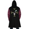 Dracule Mihawk One Piece AOP Hooded Cloak Coat BACK Mockup - One Piece Gifts