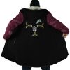 Dracule Mihawk One Piece AOP Hooded Cloak Coat NO HOOD Mockup - One Piece Gifts