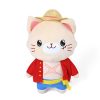 Genuine Japanese 30CM Plush Dolls Anime One Piece Luffy Zoro Sanji Ace Large Stuffed Toys Cat 1 - One Piece Gifts