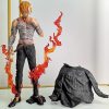 Hot 28cm One Piece Blood Sanji Figure Anime Collection Pvc Model Statue Thousand Sunny Zoro Luffy 2 - One Piece Gifts Store