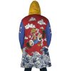 Luffy Gear 5 Sea Wave OP AOP Hooded Cloak Coat BACK Mockup - One Piece Gifts