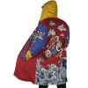 Luffy Gear 5 Sea Wave OP AOP Hooded Cloak Coat SIDE Mockup - One Piece Gifts