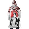 Monkey D. Luffy Pirate King One Piece AOP Hooded Cloak Coat BACK Mockup - One Piece Gifts Store