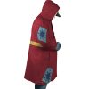 Monkey Luffy Wano Country Arc Demon Slayer Hooded Cloak Coat RIGHT Mockup - One Piece Gifts