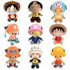 New 14 25cm One Piece Plush Toys Anime Figure Luffy Chopper Ace Law Cute Doll Cartoon - One Piece Gifts Store