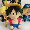 New 25cm One Piece Plush Toy Anime Luffy Chopper Ace Pattern Soft Stuffed Plush Dolls Toys 2 - One Piece Gifts Store