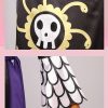 ONE PIECE Boa Hancock Cosplay Costume Custom size Black tops and skirt Black Cloak Halloween 4 - One Piece Gifts Store