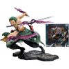 One Piece Action Figure Three Knife Fighting Skill Roronoa Zoro Anime Model Decorations PVC Toy Gift - One Piece Gifts Store