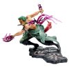 One Piece Action Figure Three Knife Fighting Skill Roronoa Zoro Anime Model Decorations PVC Toy Gift 2 - One Piece Gifts