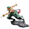 One Piece Action Figure Three Knife Fighting Skill Roronoa Zoro Anime Model Decorations PVC Toy Gift 3 - One Piece Gifts