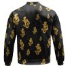 One Piece Belly Monetary Symbol Pattern Bomber Jacket Back - One Piece Gifts Store