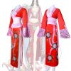 One Piece Cosplay Boa Hancock Costume Sexy Empire Red Kimono Dress Anime Clothing Halloween Costumes For 2 - One Piece Gifts