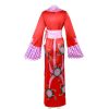 One Piece Cosplay Boa Hancock Costume Sexy Empire Red Kimono Dress Anime Clothing Halloween Costumes For 4 - One Piece Gifts