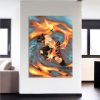 One Piece Fiery Ace Fire Fist Battle Fight 1pc Canvas Print 2 - One Piece Gifts Store