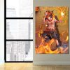 One Piece Fire Fist Ace Fiery Blazing Hot Orange 1pc Canvas 3 - One Piece Gifts Store