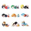 One Piece Funny Sleep Luffy Zoro Nami Sanji Chopper Action Figure Ornament Anime PVC Model Doll - One Piece Gifts Store