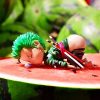 One Piece Funny Sleep Luffy Zoro Nami Sanji Chopper Action Figure Ornament Anime PVC Model Doll 2 - One Piece Gifts Store