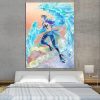 One Piece Marco The Phoenix Pirate Blue Portrait 1pc Canvas 1 - One Piece Gifts Store