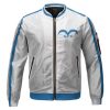 One Piece Marine Uniform Cosplay White Bomber Jacket Front - One Piece Gifts Store