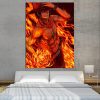 One Piece Portgas D Ace Fire Fist Power Orange 1pc Wall Art 1 - One Piece Gifts Store