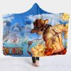 One Piece Portgas D. Ace Wearable Blanket - One Piece Gifts Store