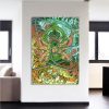 One Piece Roronoa Zoro Epic Asura God Green 1pc Canvas Print 2 - One Piece Gifts Store