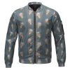 One Piece Tony Tony Chopper Pattern Dope Bomber Jacket Front - One Piece Gifts Store