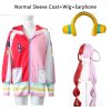 Uta One Piece Cosplay Costume Film Red Uta s Wig Headphone Props The Singer Of The 5 - One Piece Gifts