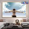 beautiful sky one piece portgas d ace wall art 469 - One Piece Gifts Store