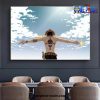 beautiful sky one piece portgas d ace wall art 478 - One Piece Gifts Store