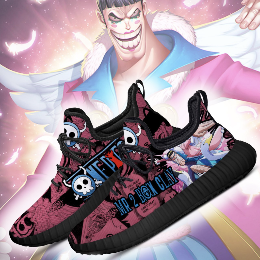 mr 2 bon clay reze shoes one piece anime shoes fan gift idea tt04 gearanime 2 - One Piece Gifts Store