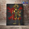 new style luffy one piece wall art with framed 115 - One Piece Gifts Store