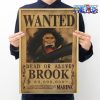 one piece brook wanted kraft paper poster 241 - One Piece Gifts Store