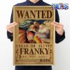 one piece franky wanted kraft paper poster 883 - One Piece Gifts Store