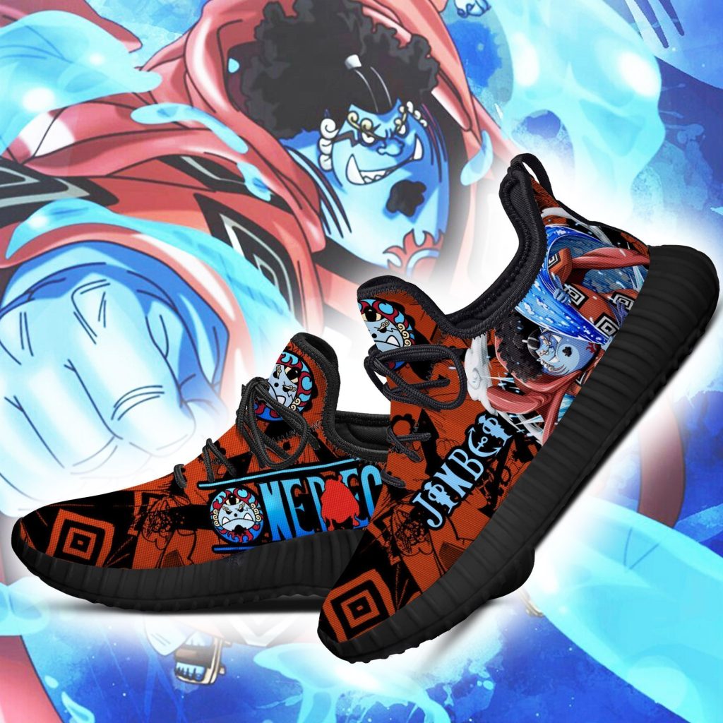 one piece jinbei reze shoes custom one piece anime sneakers gearanime 3 - One Piece Gifts Store