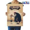 one piece luffy and ace kraft paper poster 447 - One Piece Gifts Store